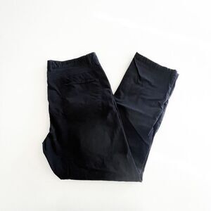 Calvin Klein Mens High Rise Straight Leg Chino Black Pants Size 36